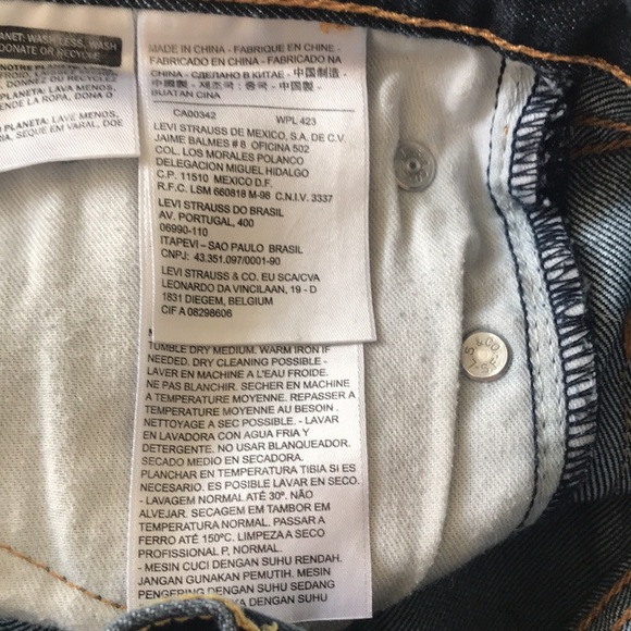 Men’s Levi 513 W30 L32 Dark Blue Wash Jeans - Picture 6 of 6